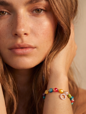 Bracelet Meline – Perles multicolores
