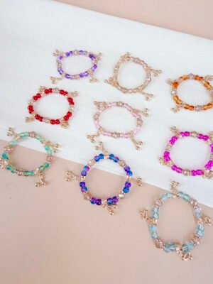 Bracelet Elina – Enfant perles multicolores