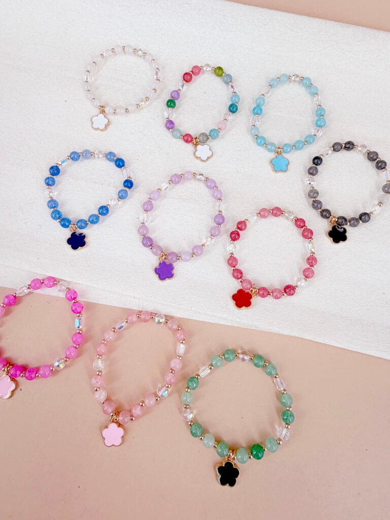Bracelet Soline - Enfant perles multicolores