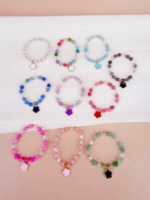 Bracelet Soline – Enfant perles multicolores