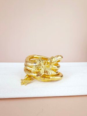 Collier Noemie – Serpent doré pendentif étoile