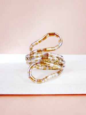 Collier Romane – Serpent doré métal