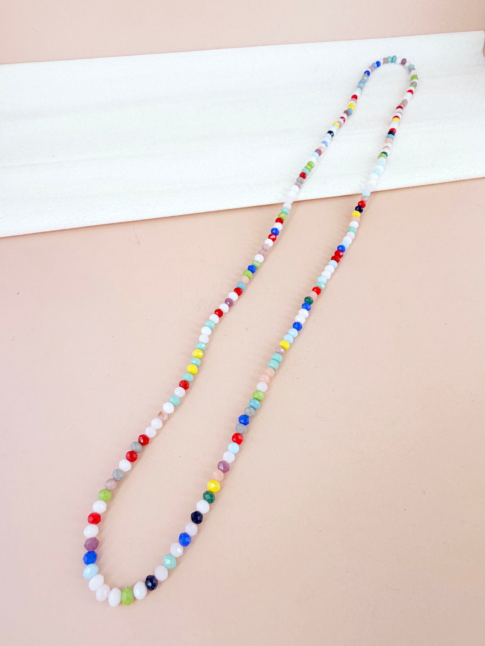 Sautoir Rose - Élastique baya petites perles – Image 10