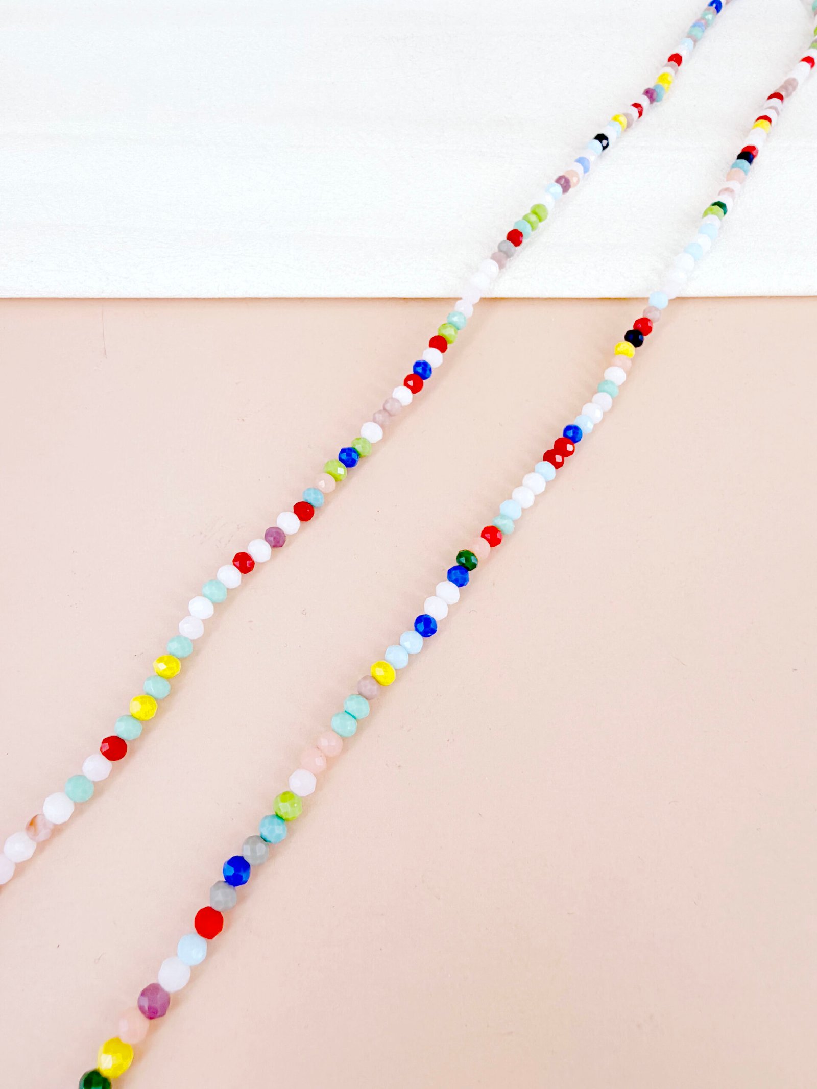 Sautoir Rose - Élastique baya petites perles – Image 11