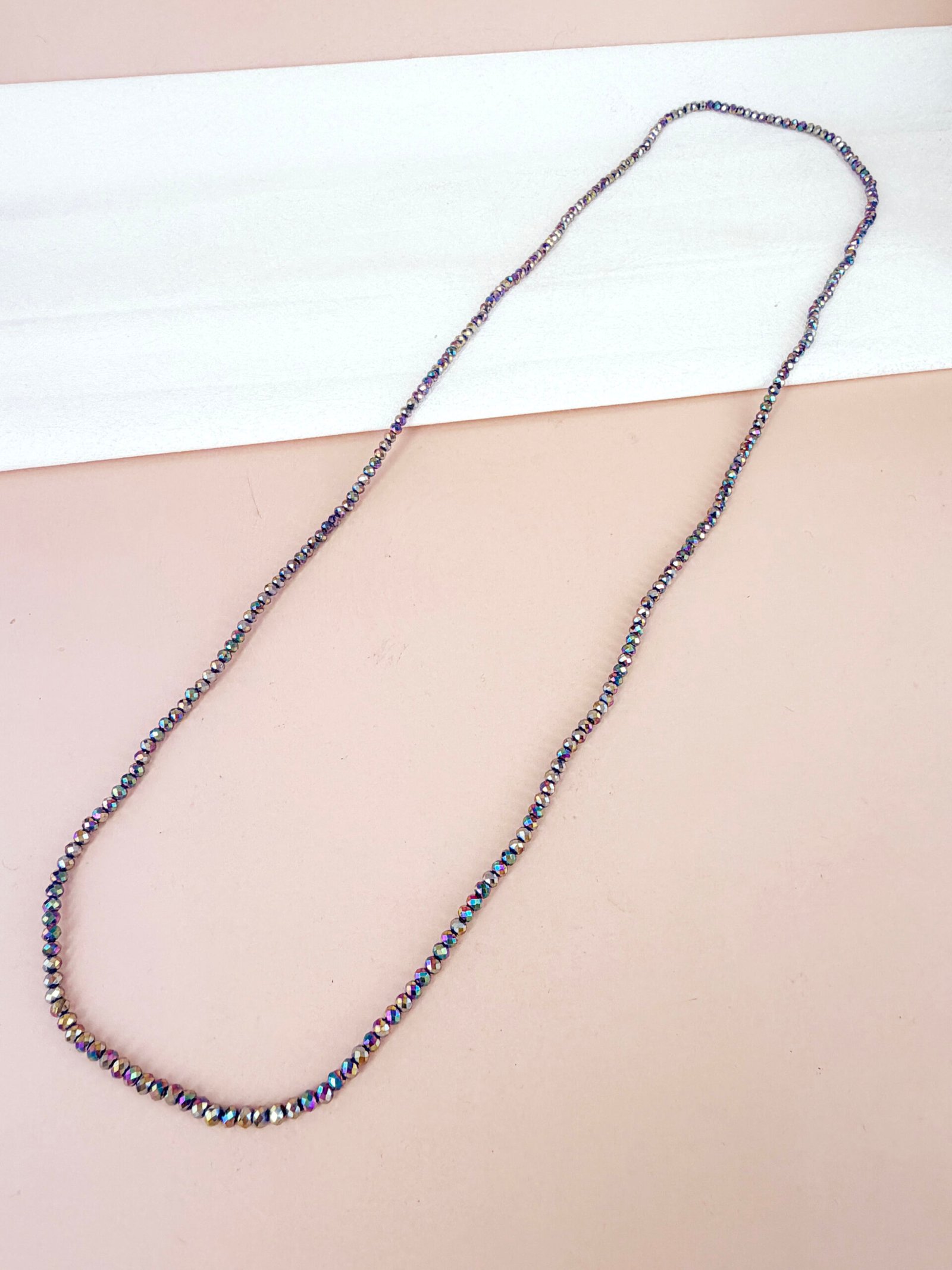 Sautoir Rose - Élastique baya petites perles – Image 12