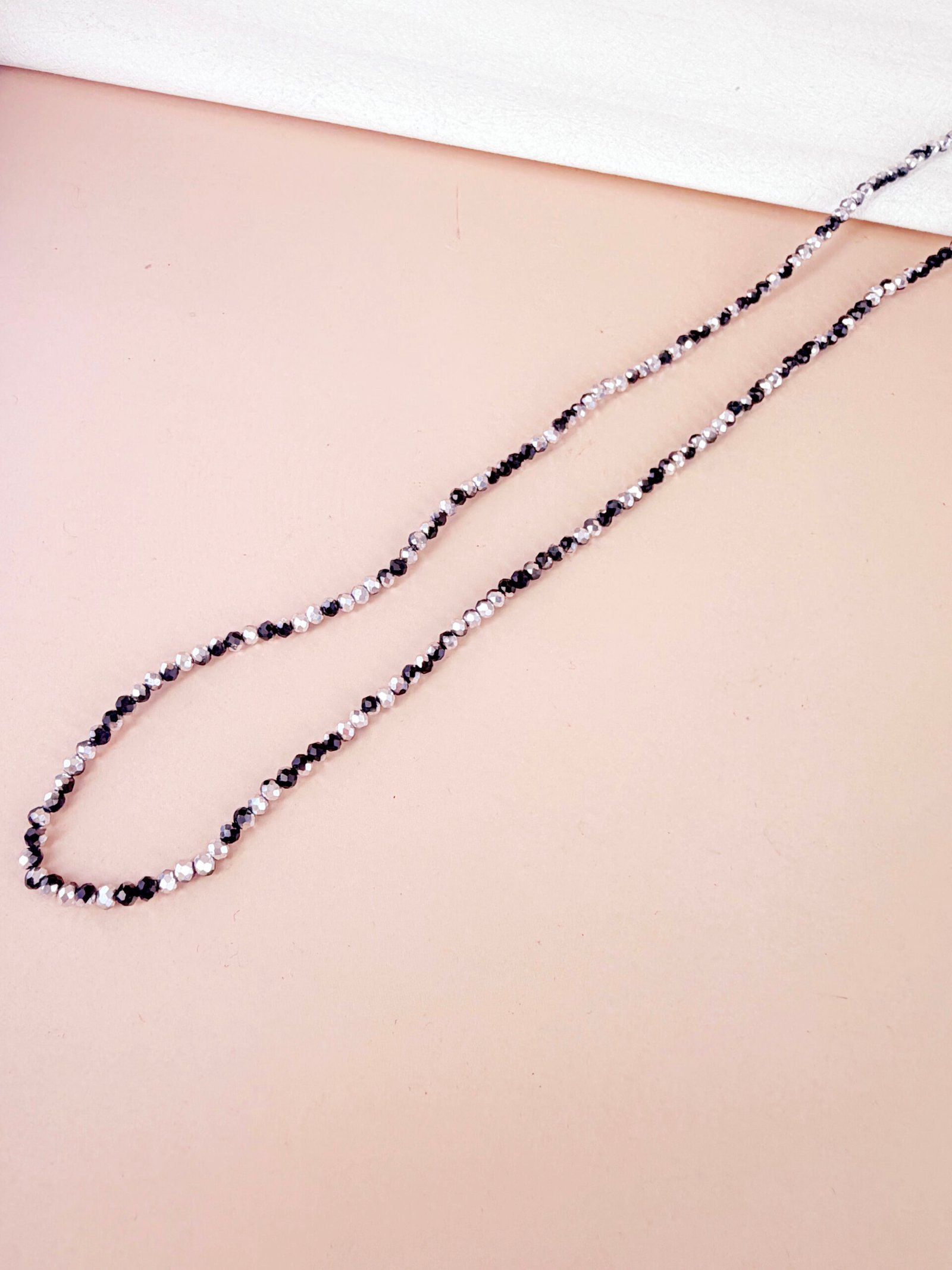 Sautoir Rose - Élastique baya petites perles – Image 14