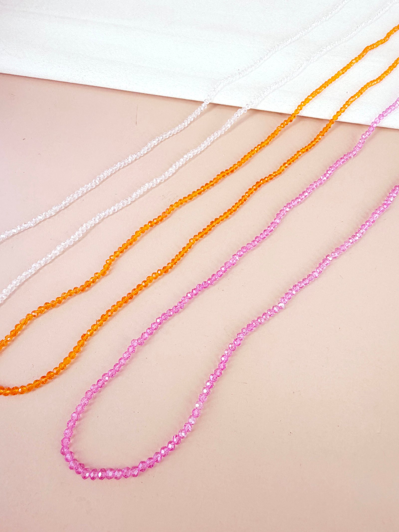 Sautoir Rose - Élastique baya petites perles – Image 16