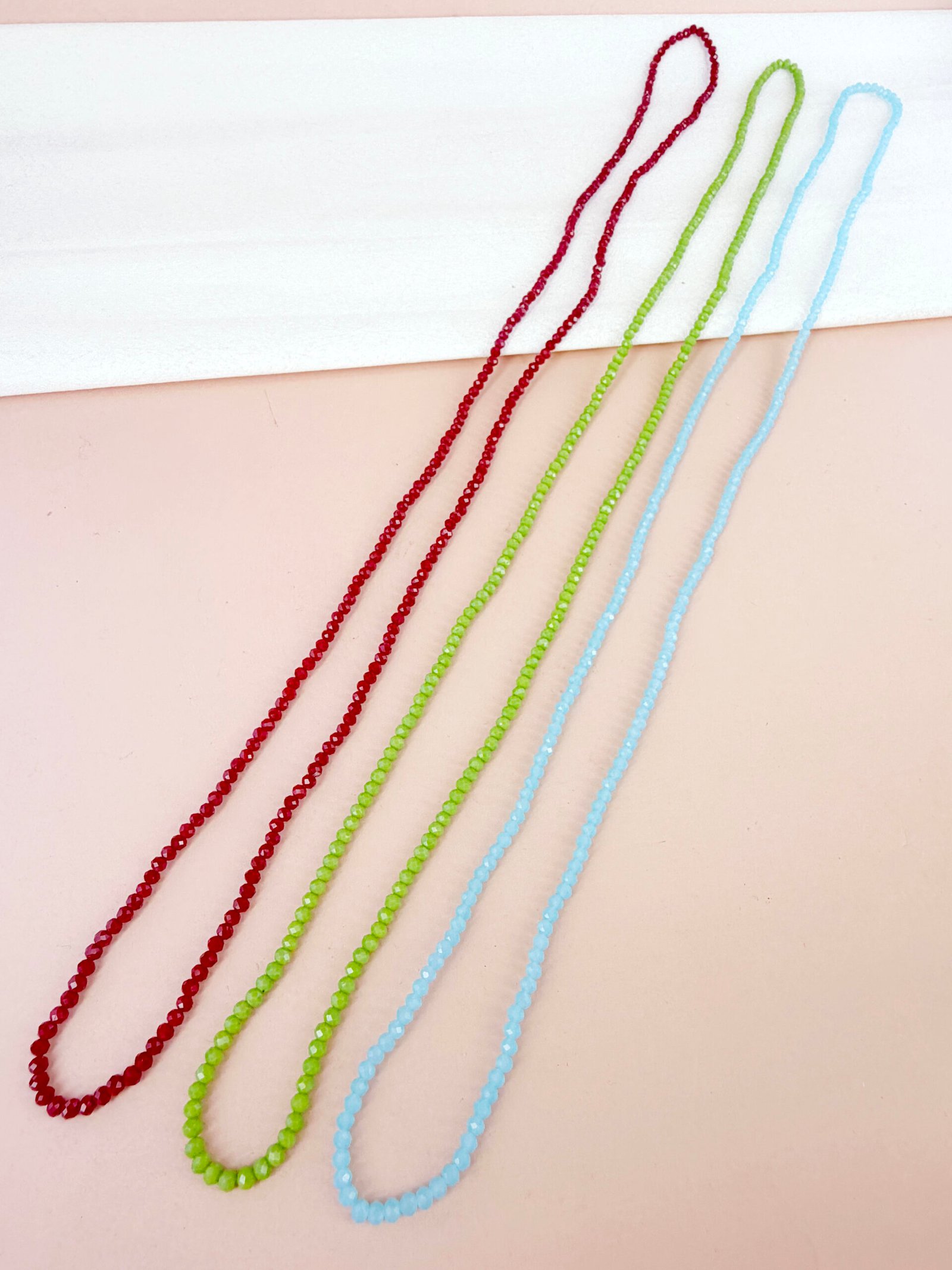 Sautoir Rose - Élastique baya petites perles – Image 19