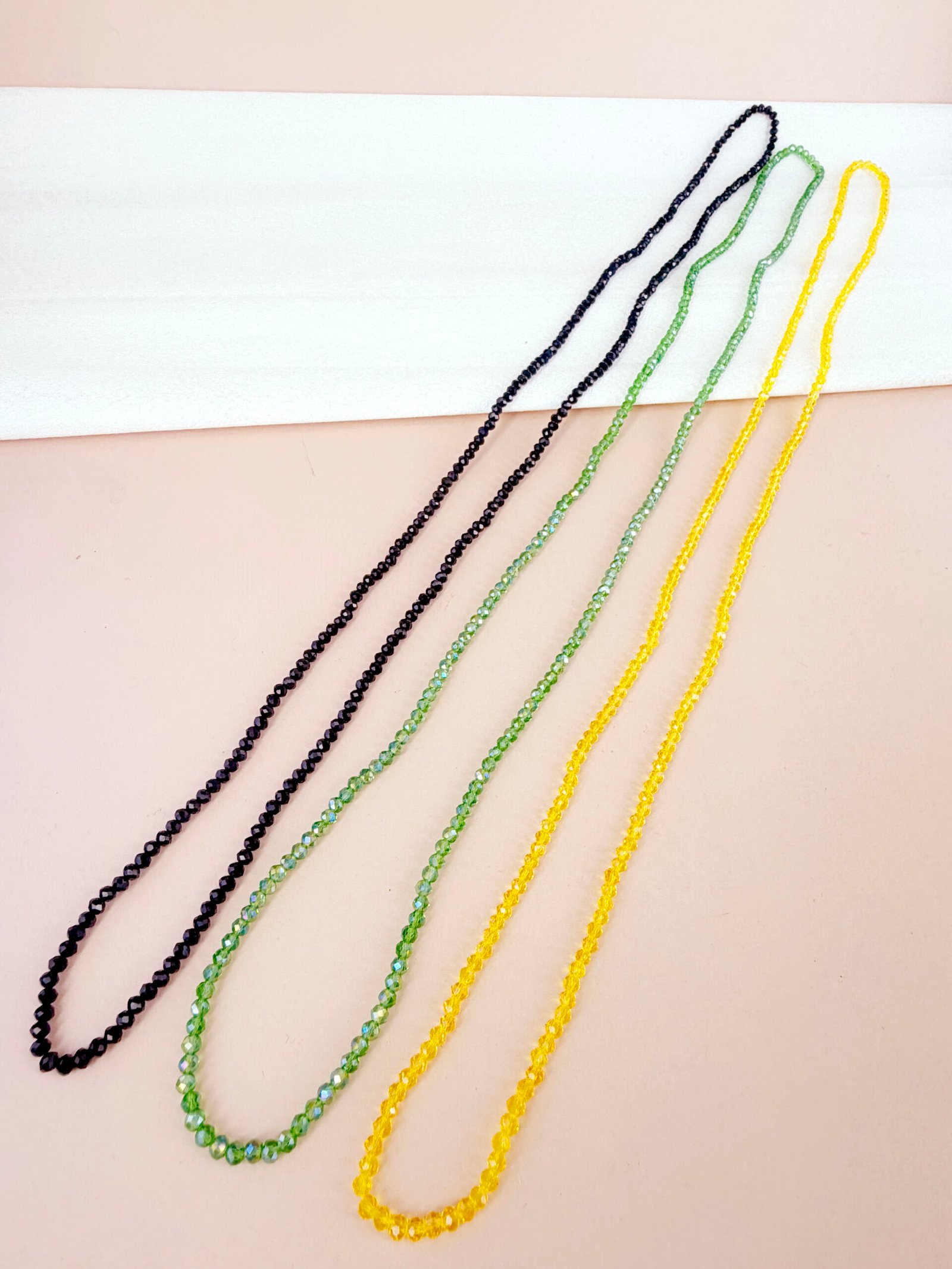 Sautoir Rose - Élastique baya petites perles – Image 21