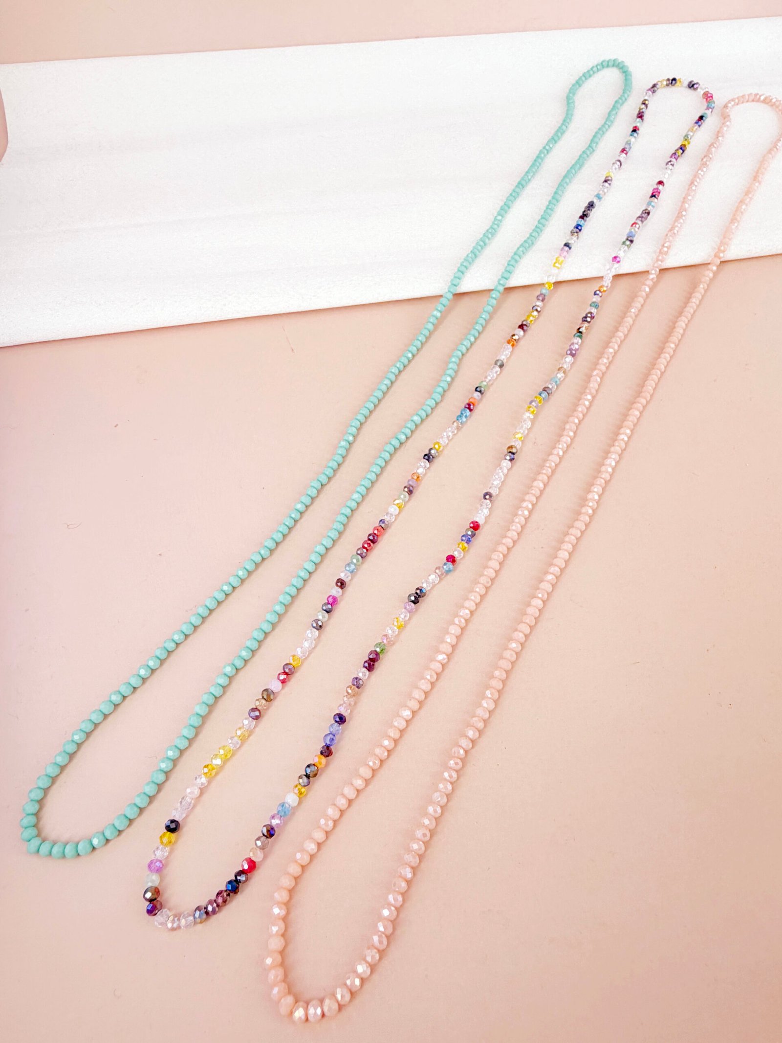 Sautoir Rose - Élastique baya petites perles – Image 22