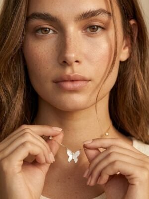 Collier Salome – Papillon acier inoxydable