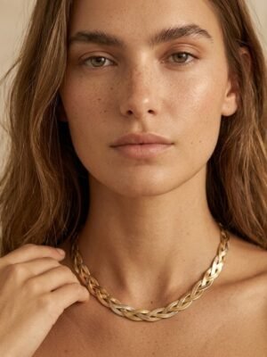 Collier Thea – Chaîne épaisse dorée
