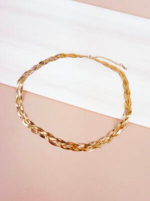 Collier Thea – Chaîne épaisse dorée