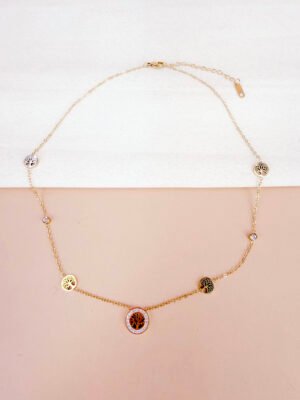 Collier Violette – Arbre de vie