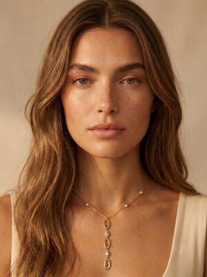 Collier Salome – Pendentif doré acier inoxydable