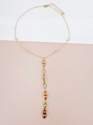 Collier Salome – Pendentif doré acier inoxydable