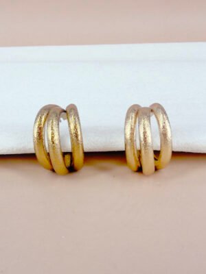 Boucles d&rsquo;oreilles Heloise – Créoles larges or