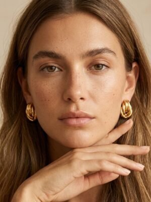 Boucles d&rsquo;oreilles Jade – Coquillage or
