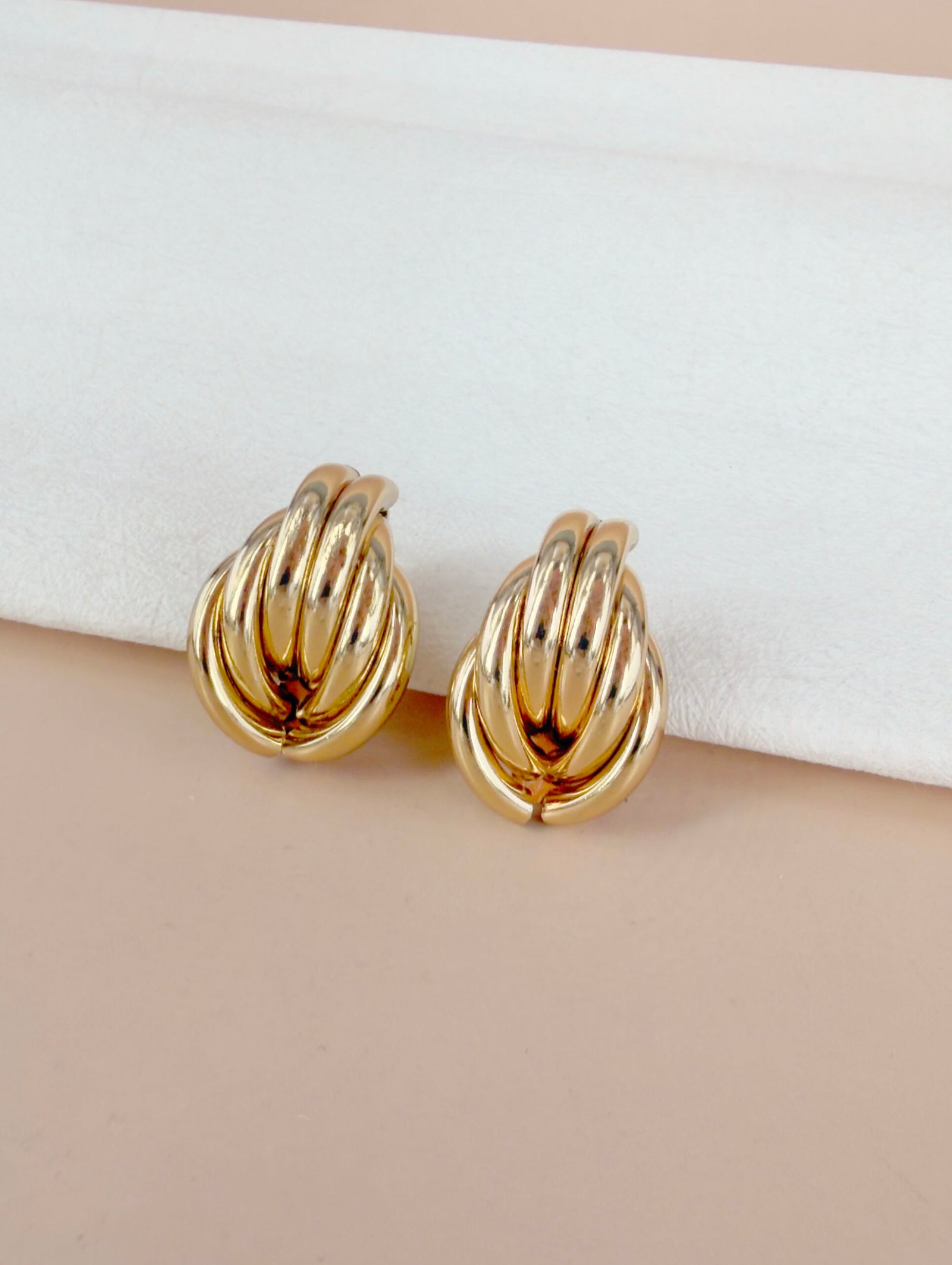 Boucles d'oreilles Jade - Coquillage or – Image 3