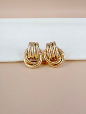 Boucles d&rsquo;oreilles Maia – Clips anneaux or
