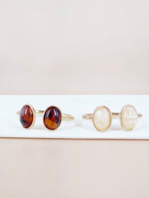 Bracelet Juliette – Manchette cabochons metal