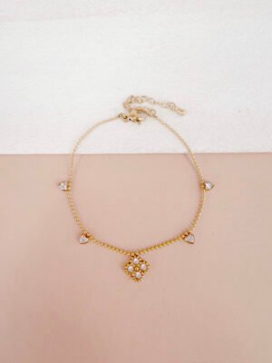 Bracelet Agathe – Bracelet charms dorés acier inoxydable