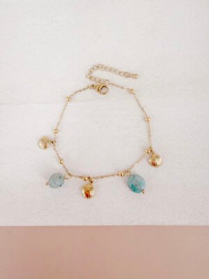 Bracelet Albane – Bracelet charms dorés acier inoxydable