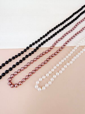 Collier Ariane – Sautoir perles en verre multicolores
