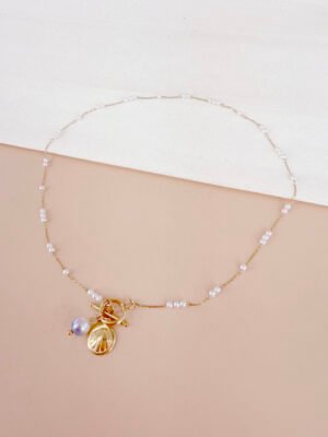 Collier Anais – Collier charms dorés acier inoxydable