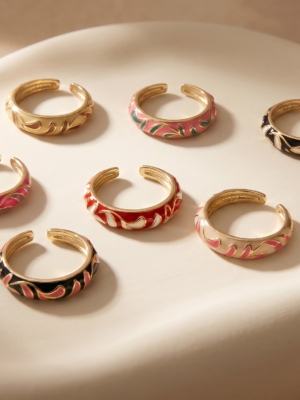 Bague Lucie – Jonc thailandais fleurs