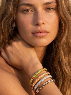 Bracelet Lola – Jonc thailandais fleurs