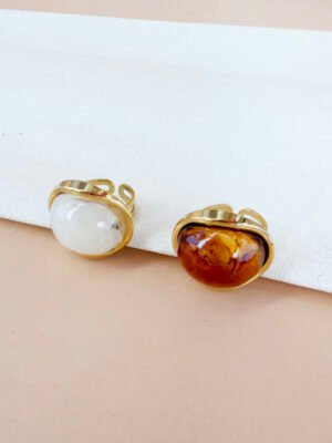 Bague Alix – Ajustable résine