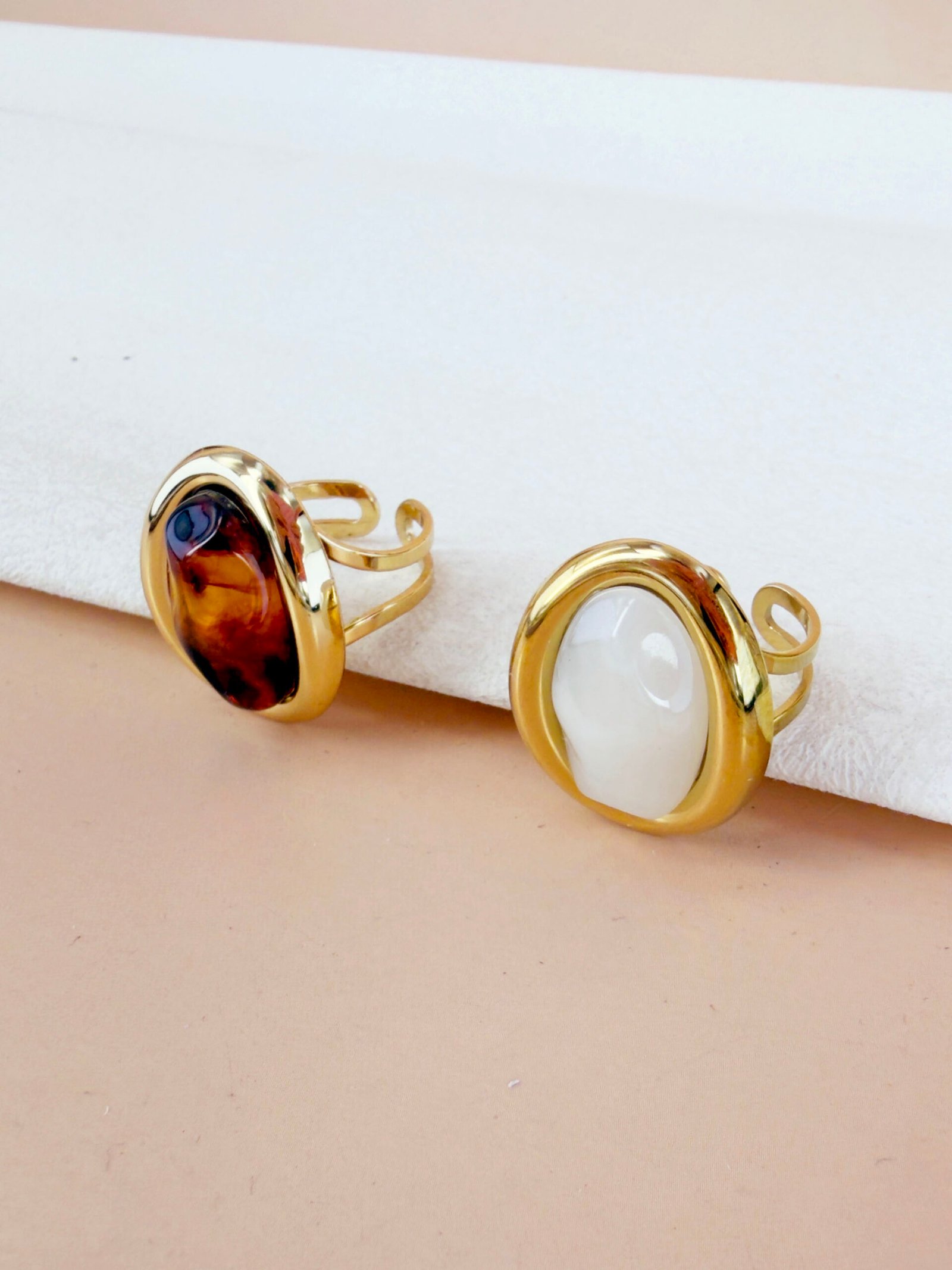 Bague Alma - Ajustable résine – Image 2