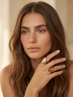 Bague Anais – Ajustable résine