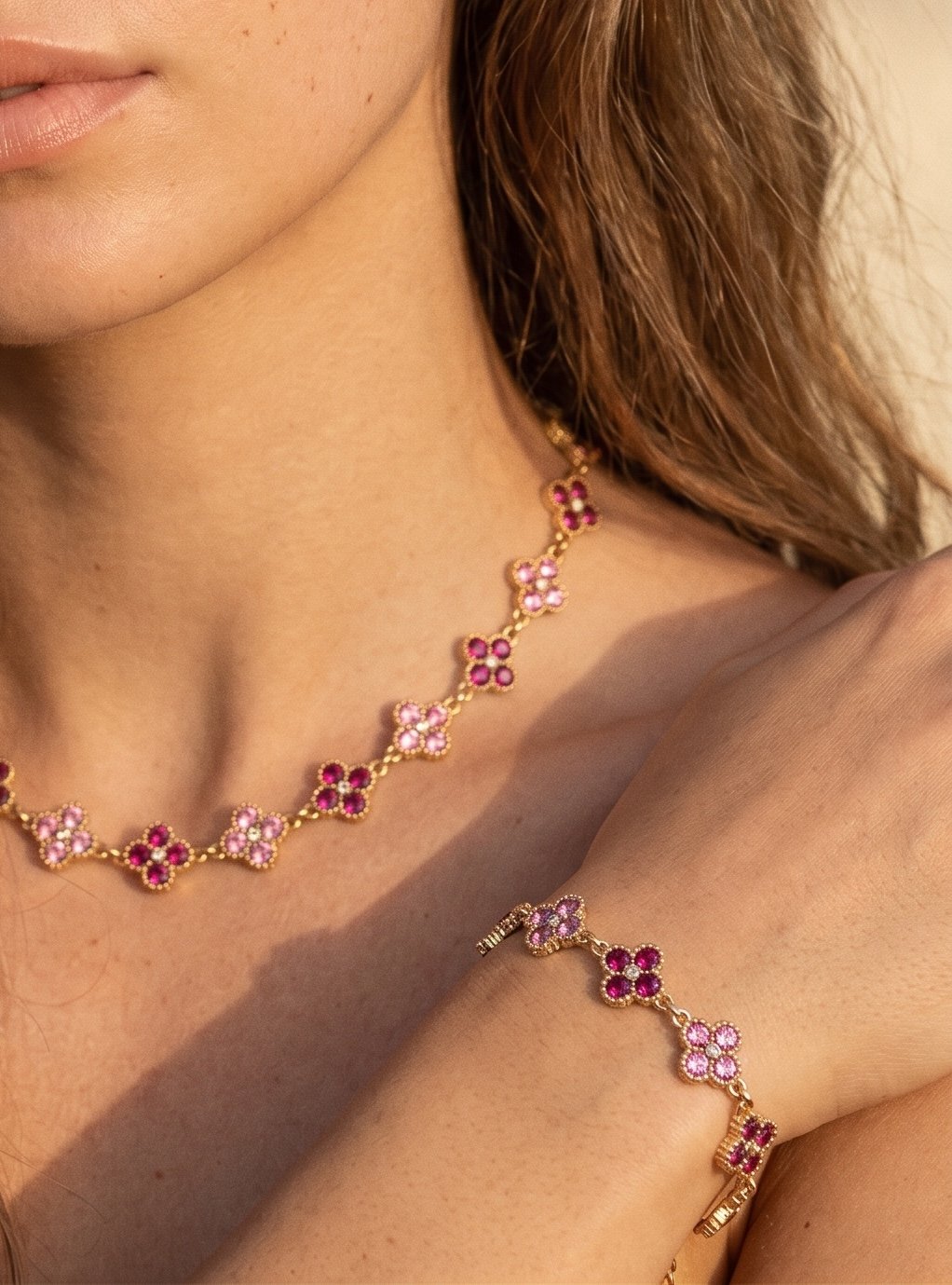 Bracelet Flora - Princesse rose
