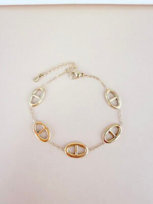 Bracelet Alicia – Maille marine