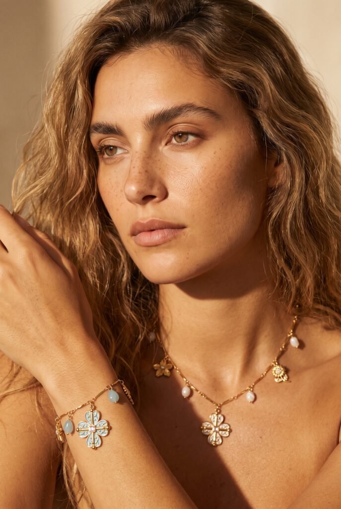 Bracelet Apolline - Doré en acier inoxydable