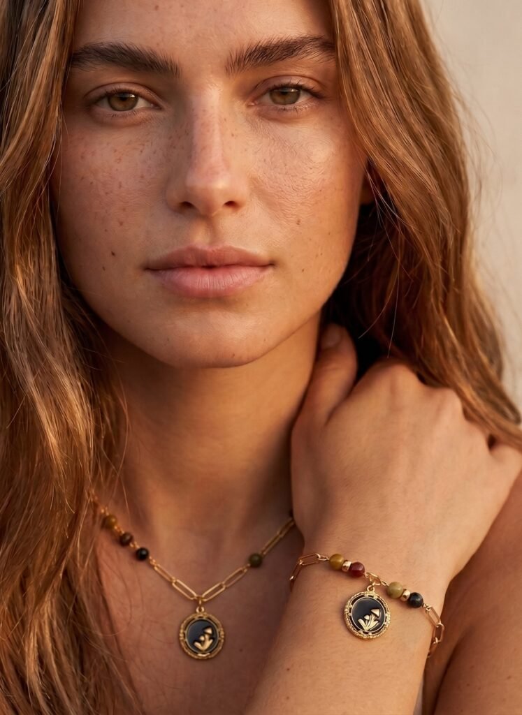 Bracelet Ariane - Doré en acier inoxydable