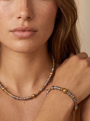 Bracelet Camille – Doré en acier inoxydable