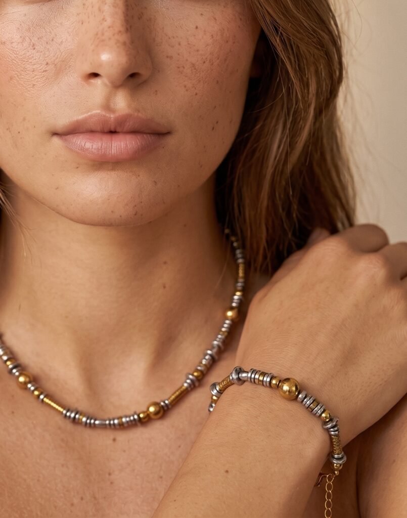 Bracelet Camille - Doré en acier inoxydable