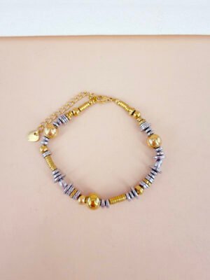Bracelet Camille – Doré en acier inoxydable