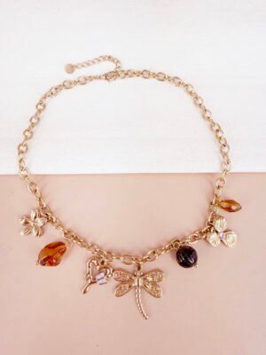 Collier Celeste – Doré en acier inoxydable