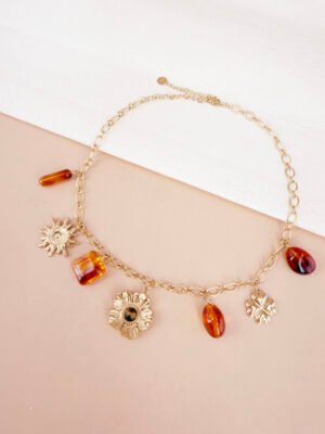 Collier Clara – Doré en acier inoxydable
