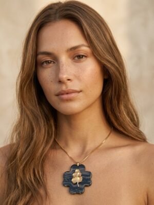 Collier Diane – Doré en acier inoxydable