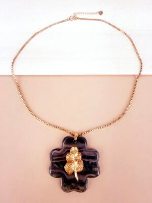Collier Diane – Doré en acier inoxydable