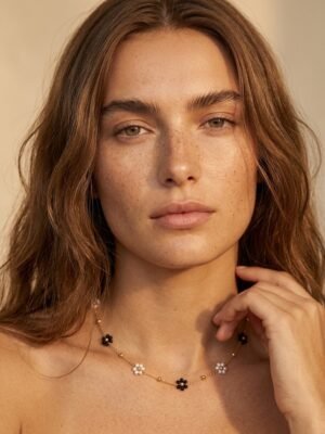 Collier Nina - Perles fleur fait main