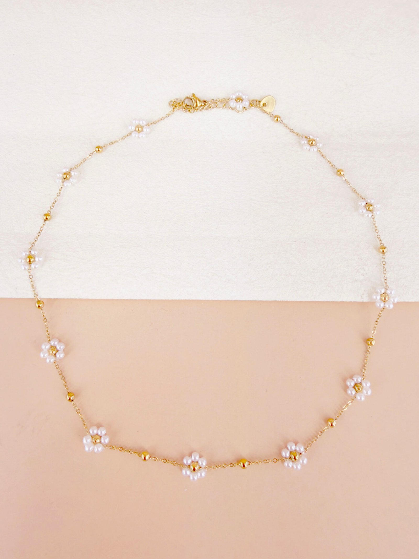 Collier Olivia - Perles fleur fait main – Image 2
