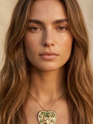Collier Thea – Doré en acier inoxydable