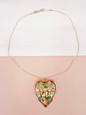 Collier Thea – Doré en acier inoxydable