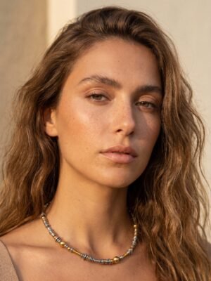 Collier Eva – Doré en acier inoxydable